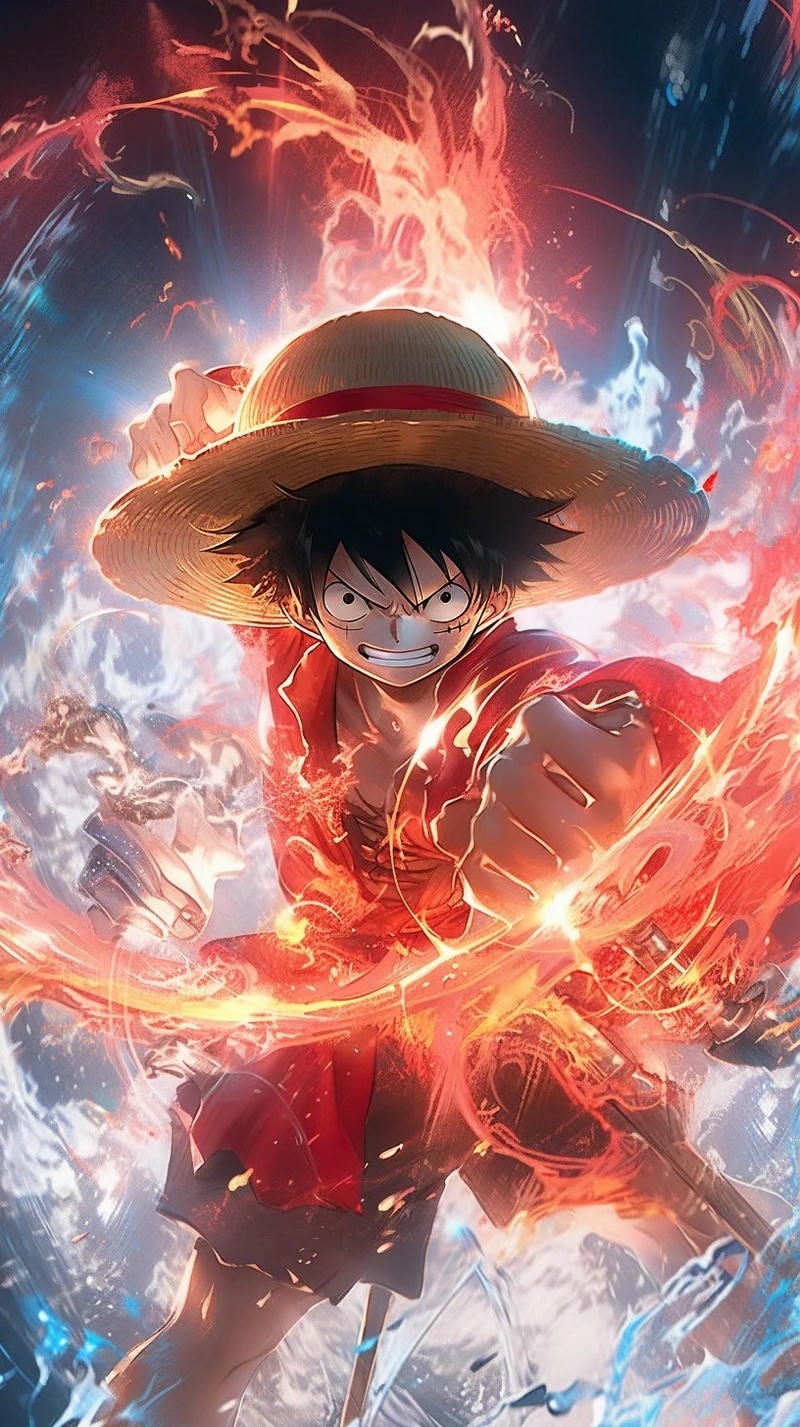 ảnh luffy gear 5 cười