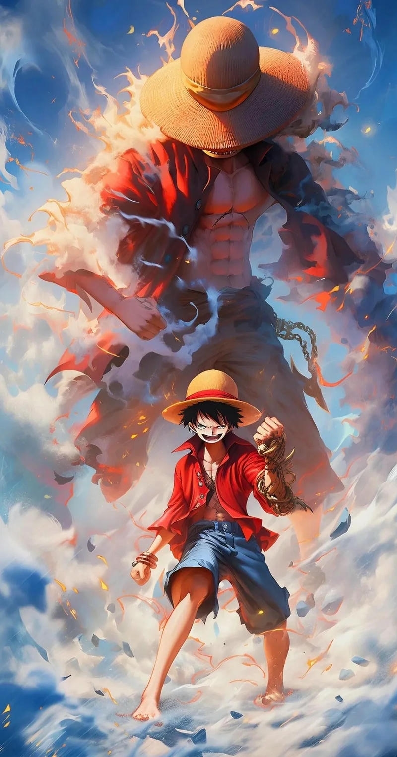 ảnh luffy gear 5 ngầu