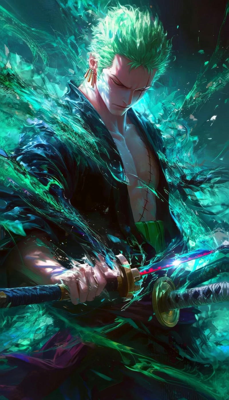 ảnh zoro ngầu 3d