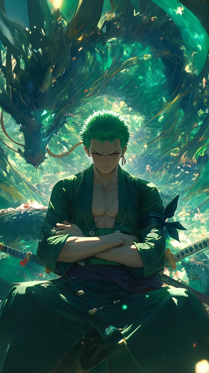 ảnh zoro ngầu 4k