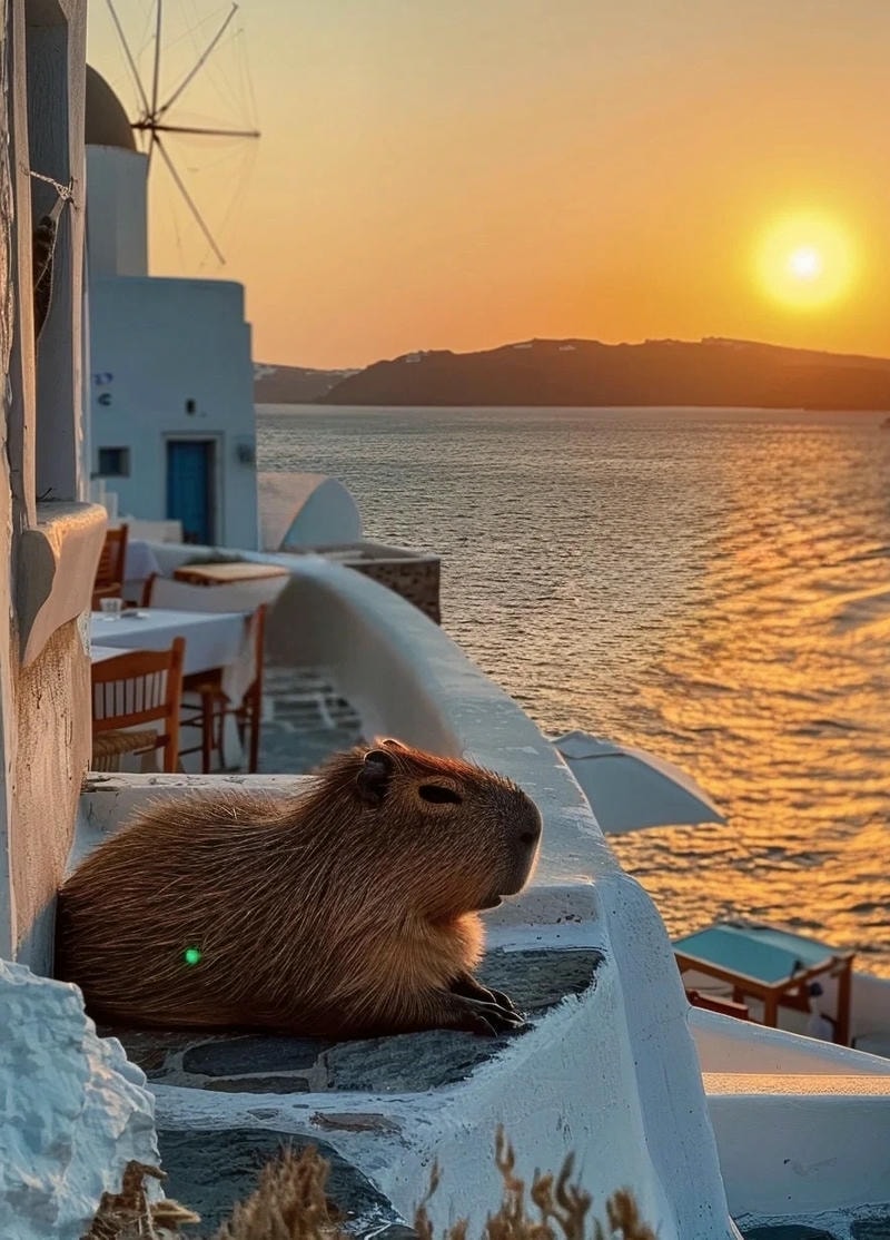 capybara vẽ đẹp