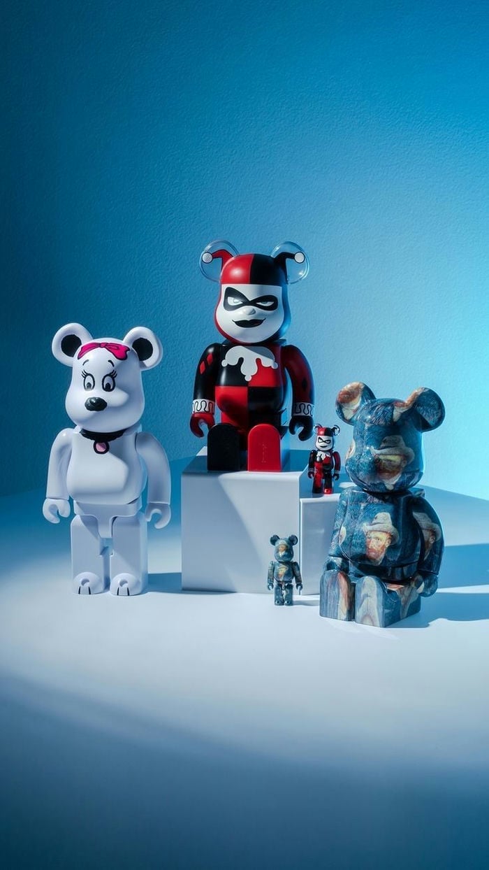 gấu bearbrick hình nền