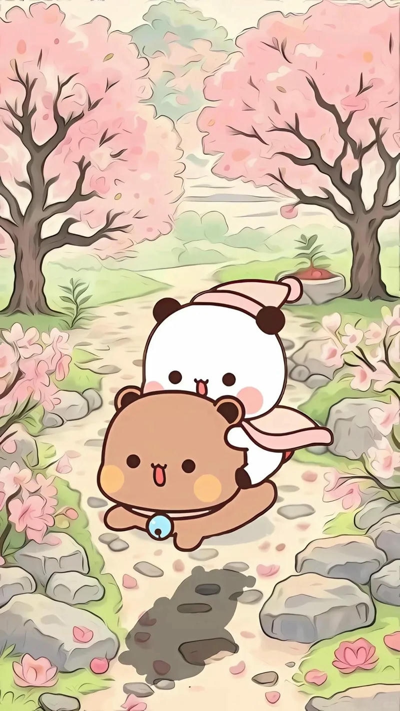 hình gấu nâu cute