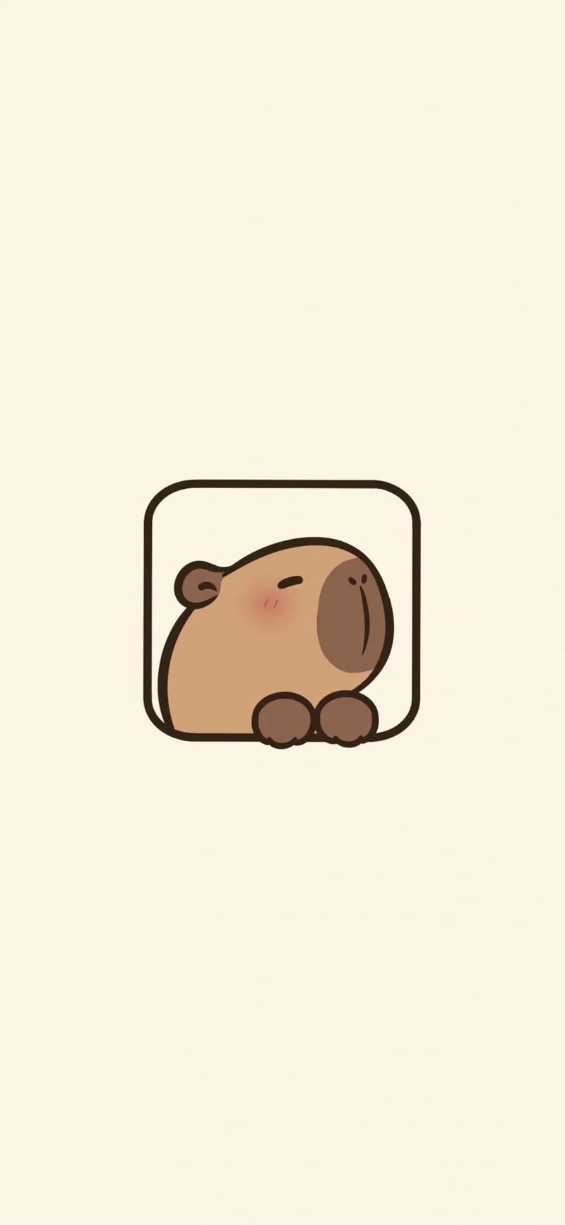 hình nền capybara cute