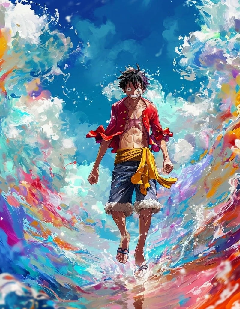 hình nền điện thoại luffy gear 5