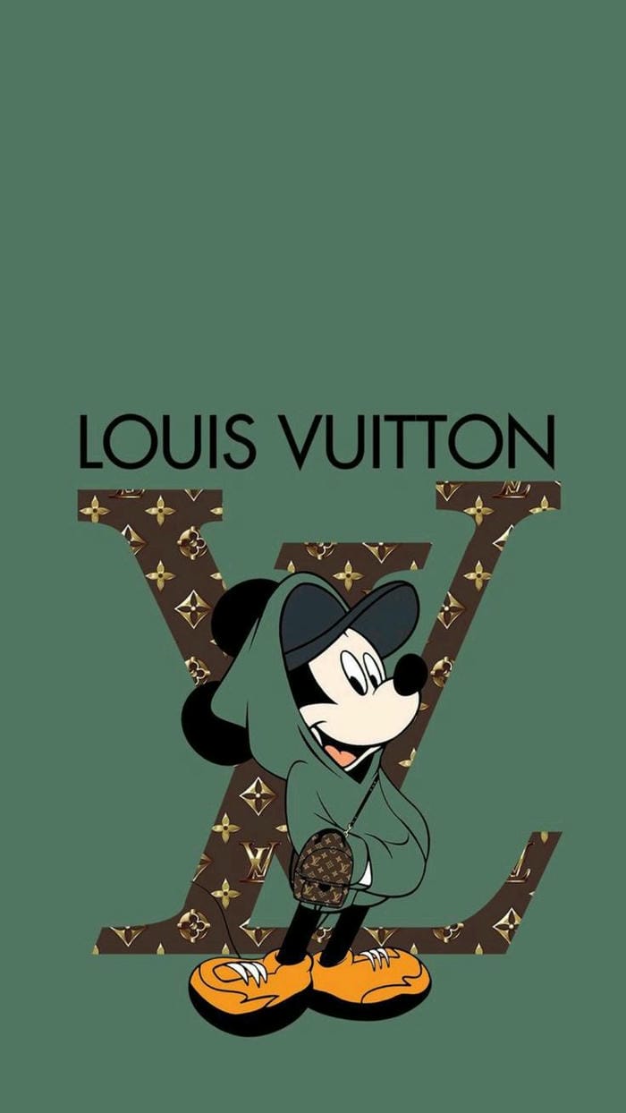 hình nền louis vuitton xanh