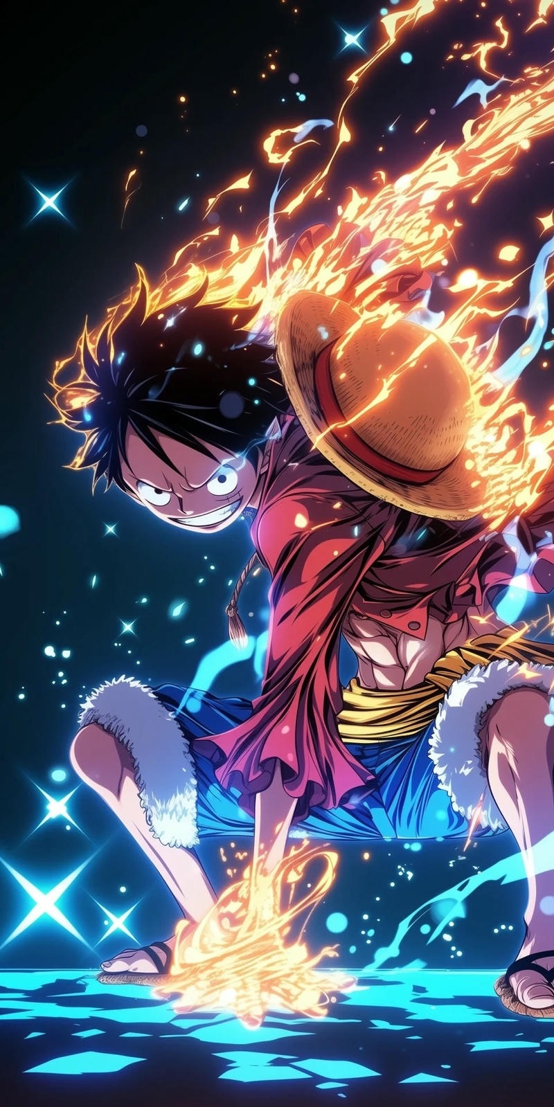 hình nền luffy gear 5 cực ngầu