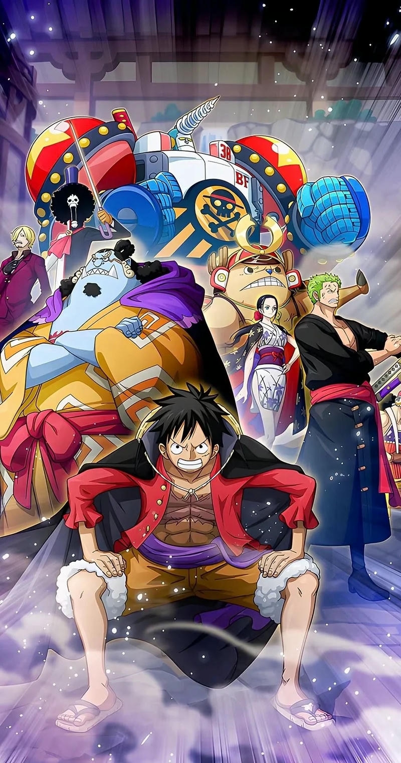 hình nền luffy gear 5 nika