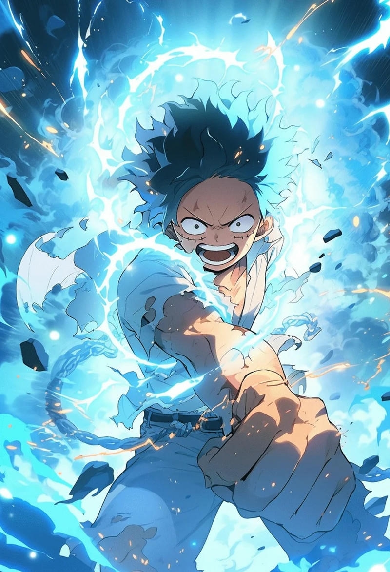 hình nền luffy gear 5