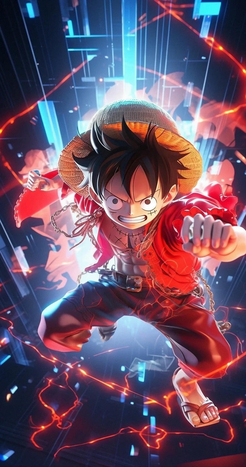 luffy gear 5 nika ngầu