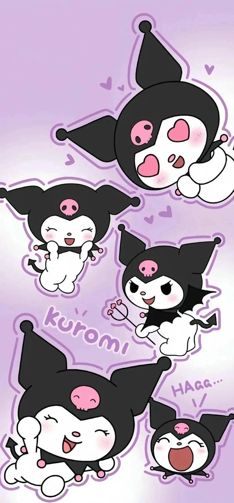 vẽ kuromi cute