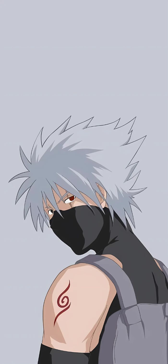 ảnh hình nền kakashi nhìn ra sau