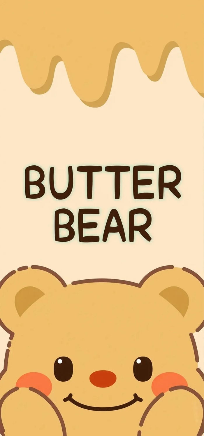 ảnh nền butter bear butter bear