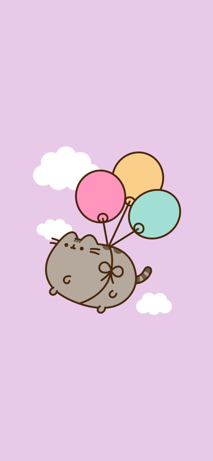 ảnh nền pusheen mèo