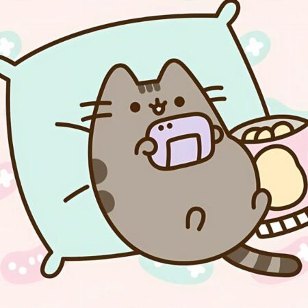 [96+] Hình nền mèo Pusheen béo ú ngộ nghĩnh đáng yêu nhất