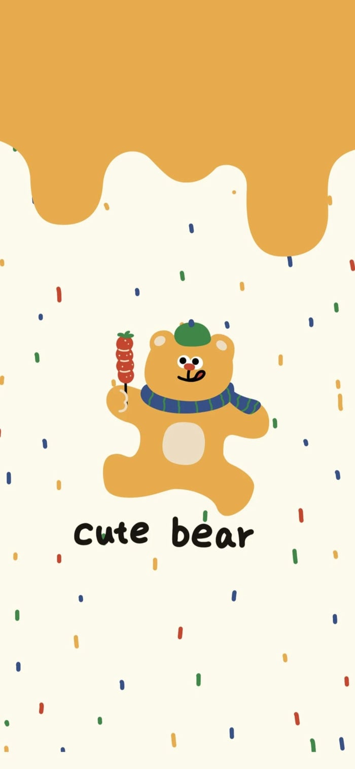 ảnh wallpaper gấu cute