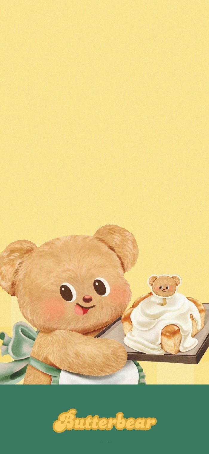 butter bear hình nền