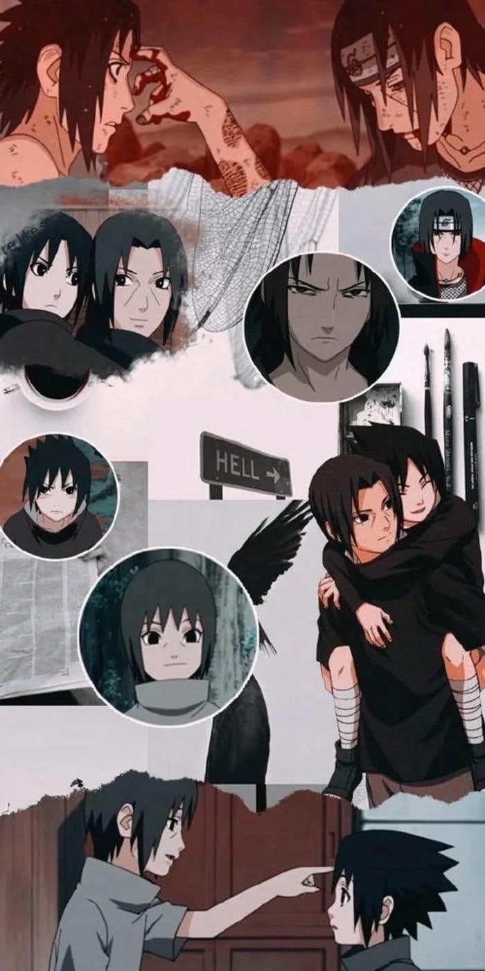 hình ảnh 2 anh em nhà itachi