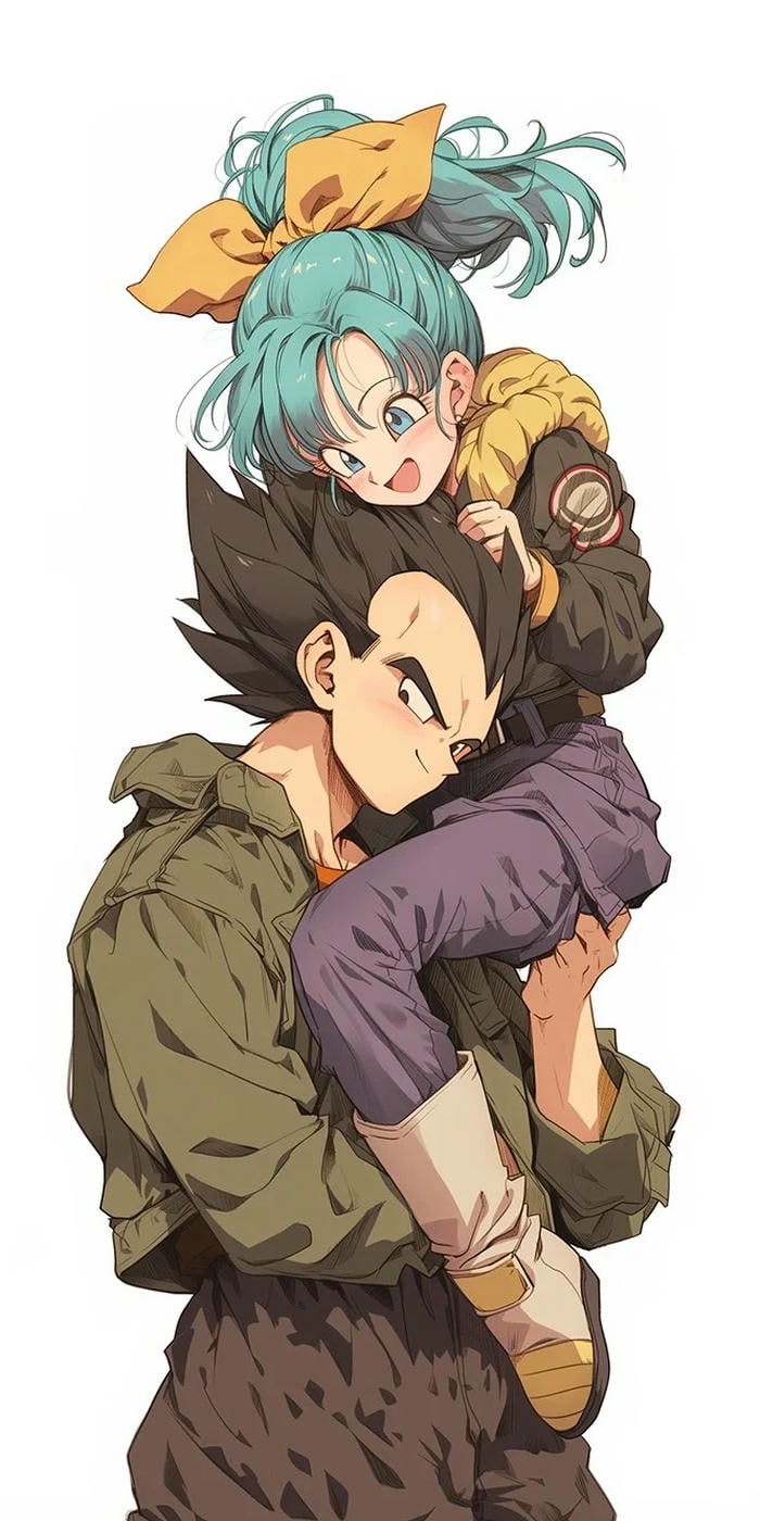 hình ảnh vegeta bulma