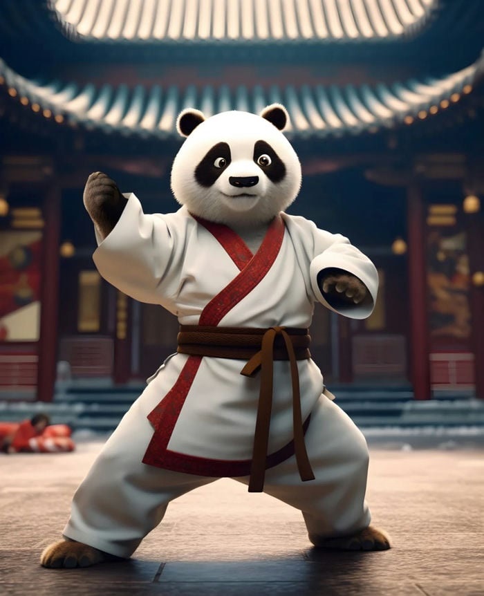 hình nền 3d kung fu panda