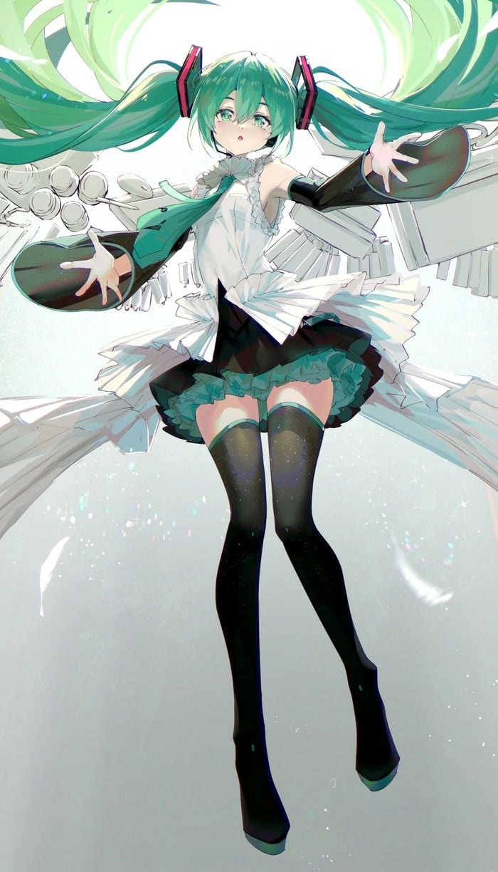 hình nền anime miku muốn yêu