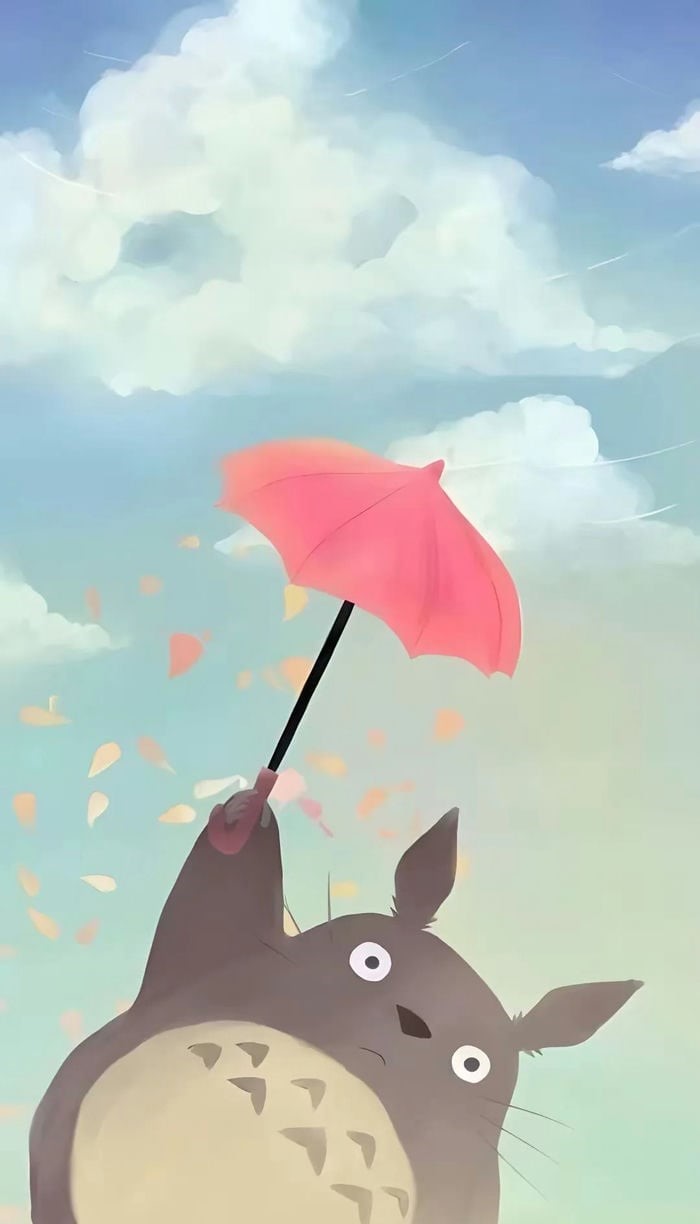 hình nền cho điện thoại totoro