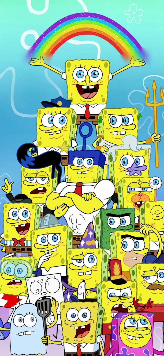 hình nền chú bọt biển spongebob