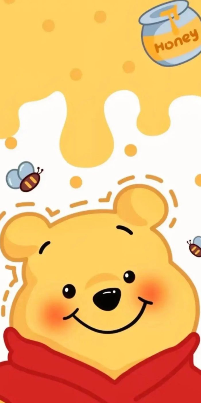 hình nền cute gấu pooh