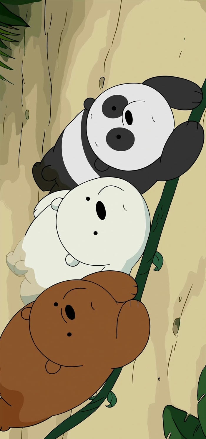 hình nền cute we bare bears