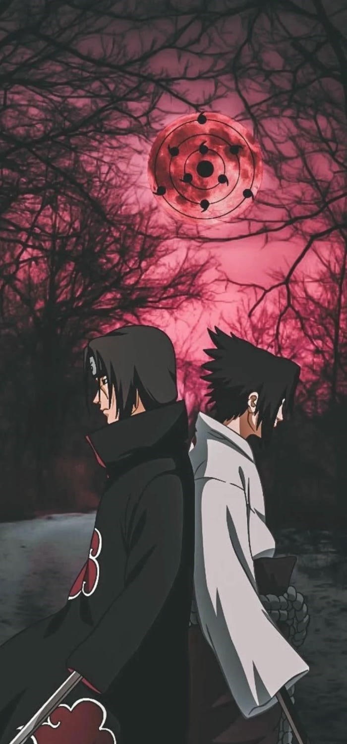 hình nền điện thoại itachi sasuke