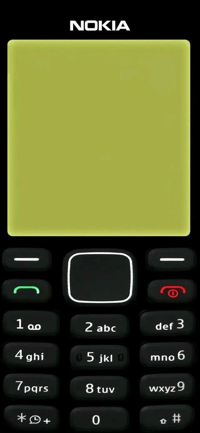 hình nền điện thoại nokia viền đen màn vàng trống