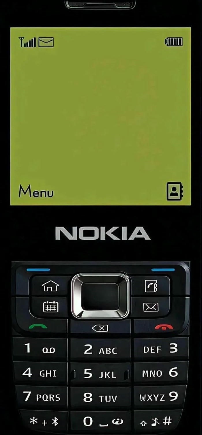 hình nền điện thoại nokia viền đen nền xanh