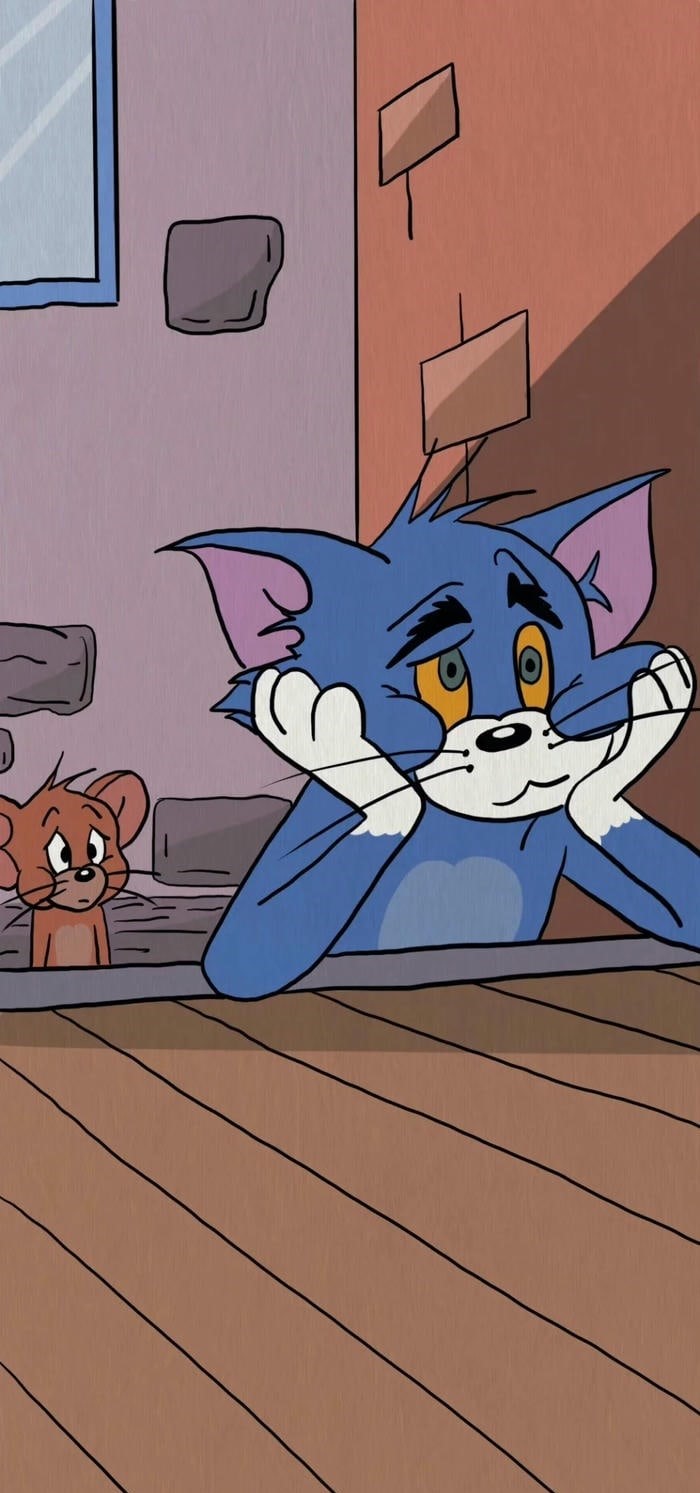 hình nền điện thoại tom and jerry say