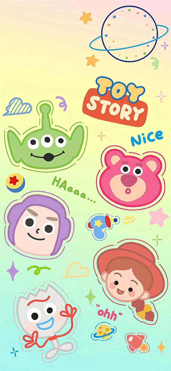 hình nền điện thoại toy story đáng yêu