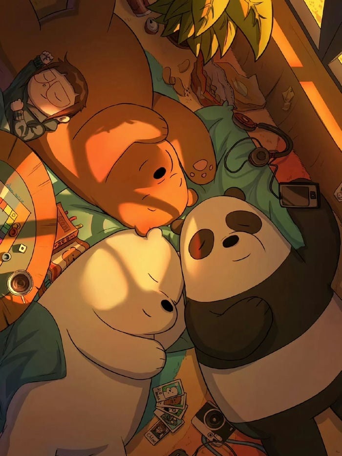 hình nền điện thoại we bare bears sociu