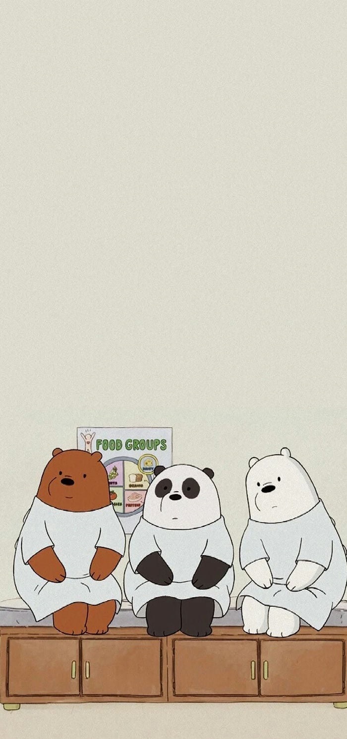 hình nền điện thoại we bare bears