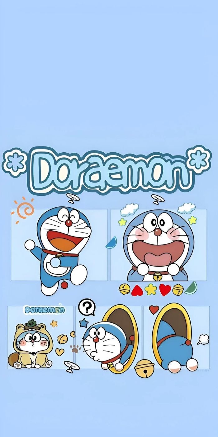 hình nền doremon doraemon cute phô mai que