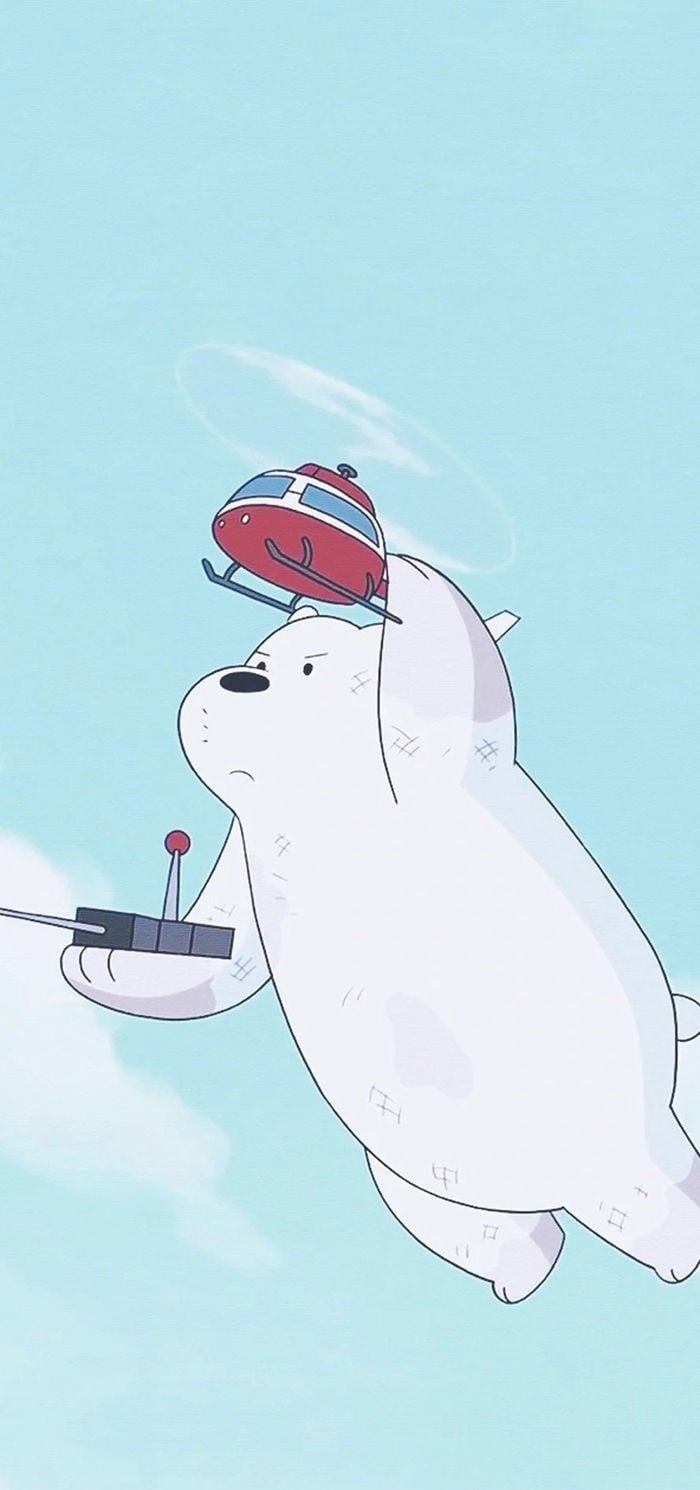 hình nền gấu trắng we bare bears