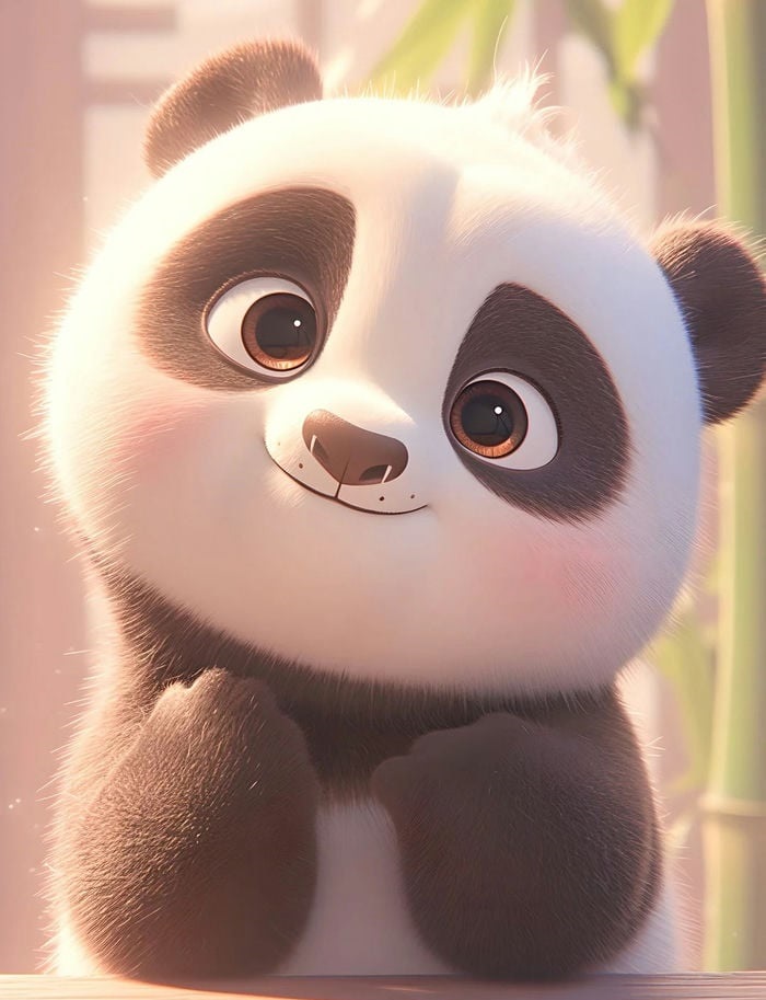 hình nền gấu trúc kung fu panda dễ thương