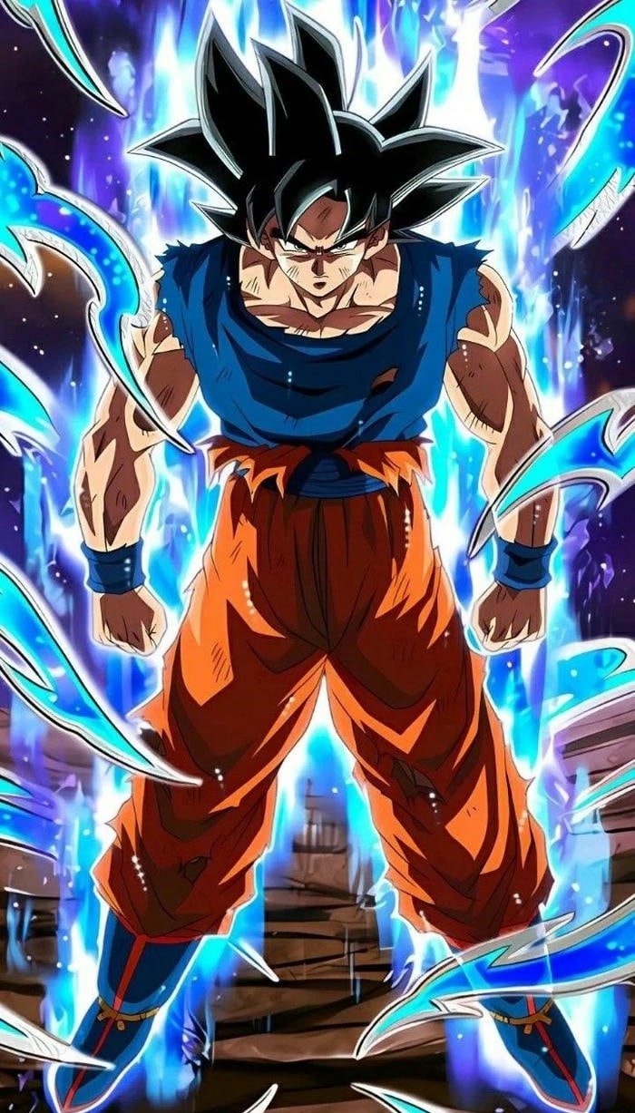 hình nền goku bản năng vô cực đẹp