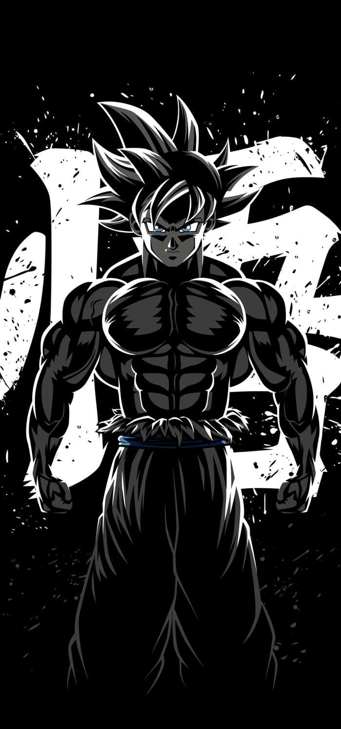 hình nền goku full hd nền đen