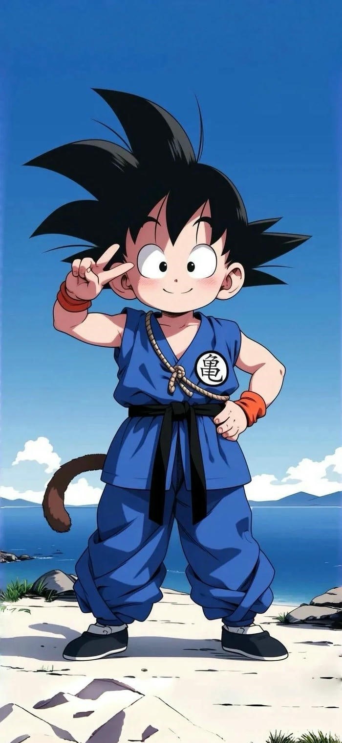 hình nền goku nhỏ