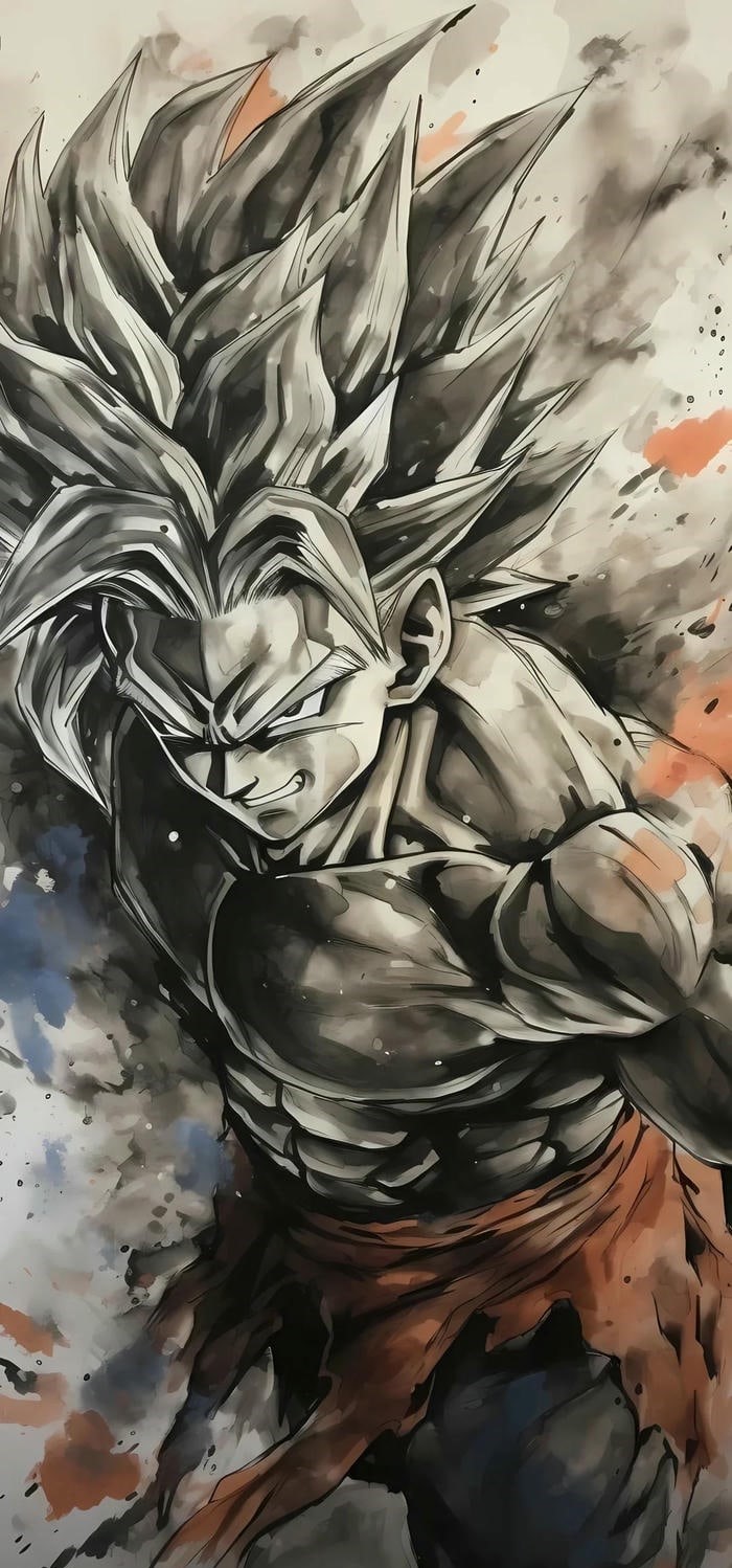 hình nền goku siêu ngầu