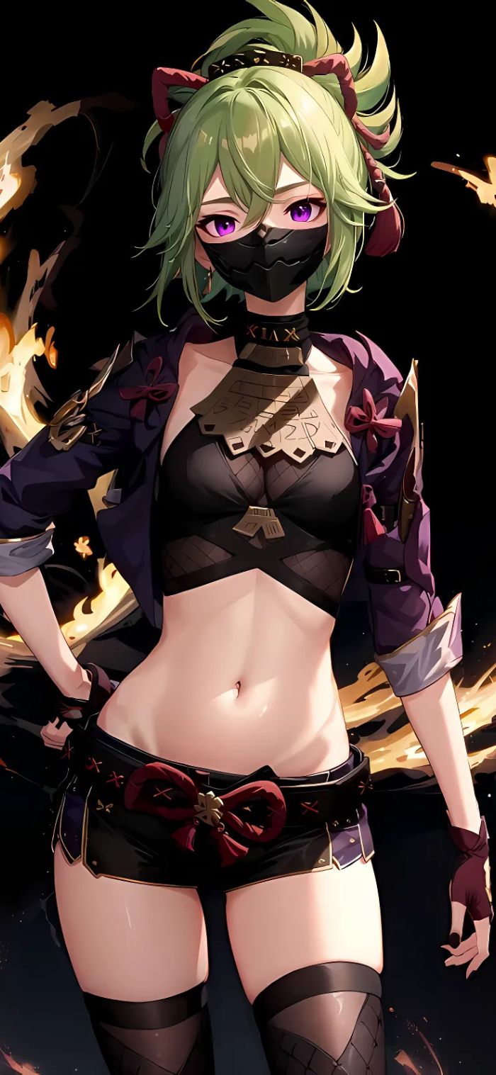 hình nền kuki shinobu genshin impact sexy