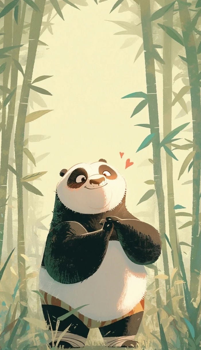 hình nền kung fu panda gấu trúc