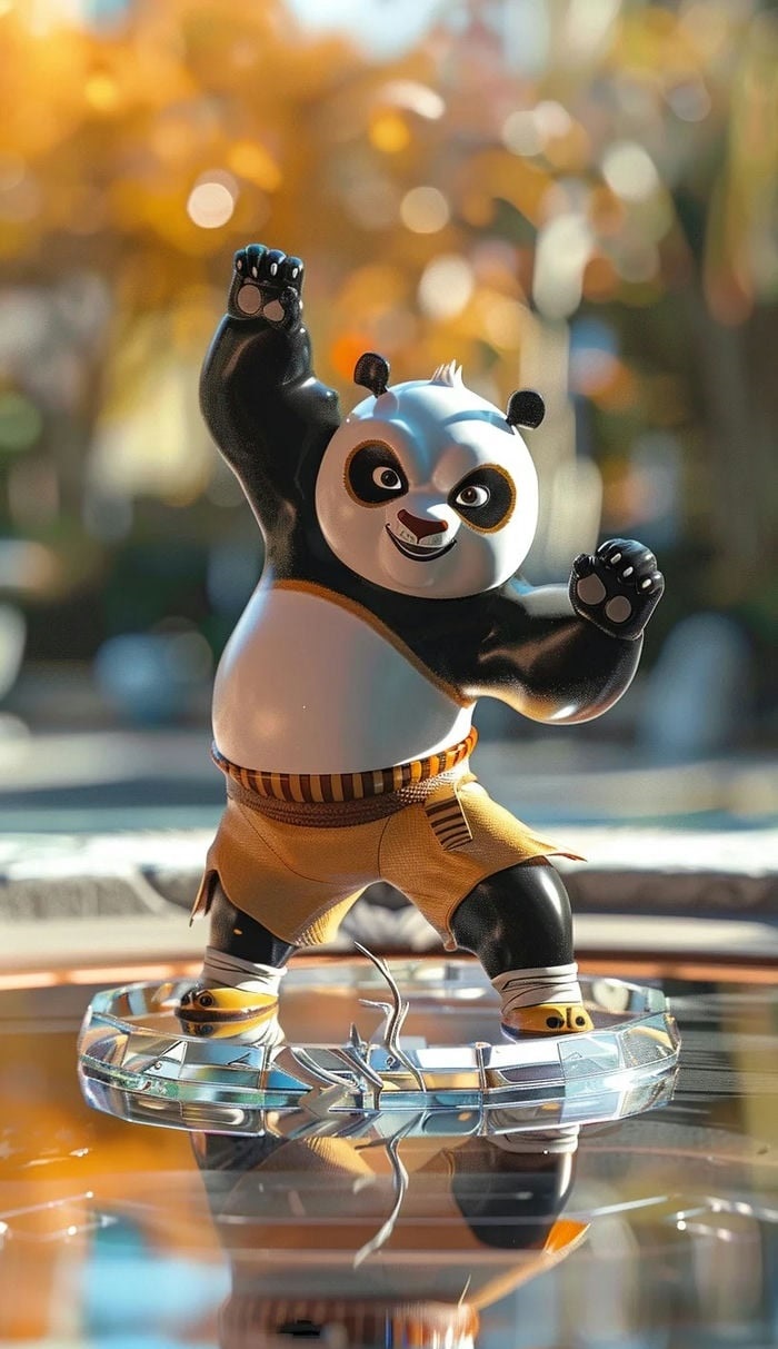 hình nền kung fu panda ngầu ảnh 3d