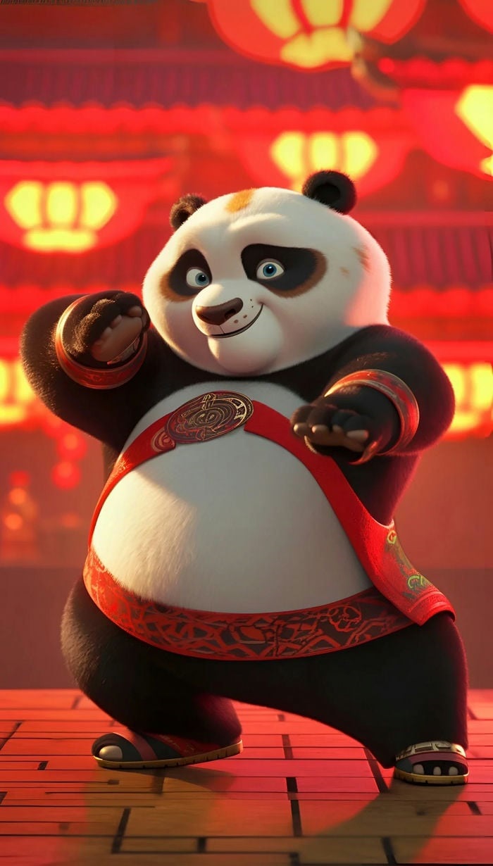 hình nền kung fu panda thần long