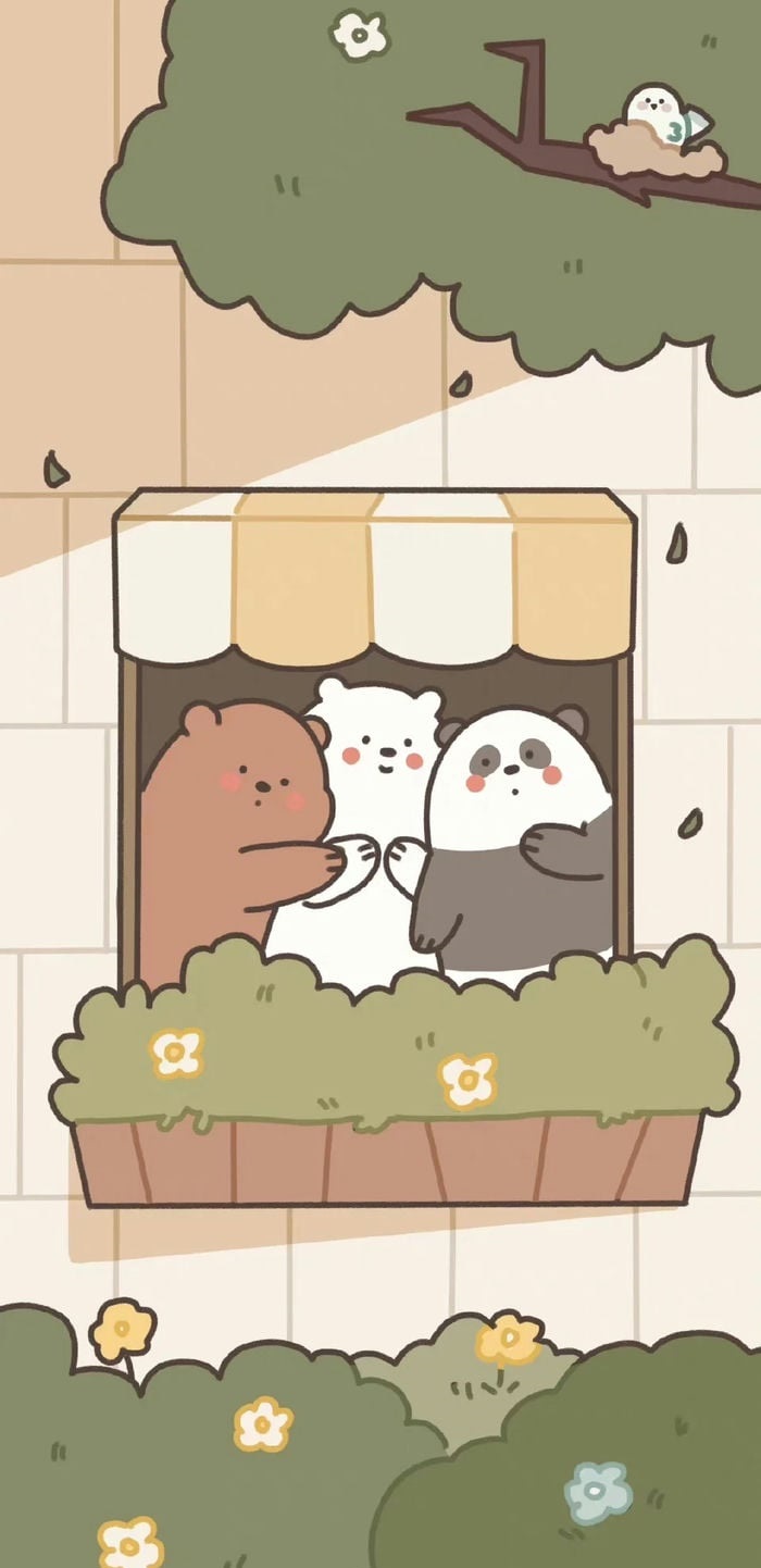 hình nền laptop we bare bears