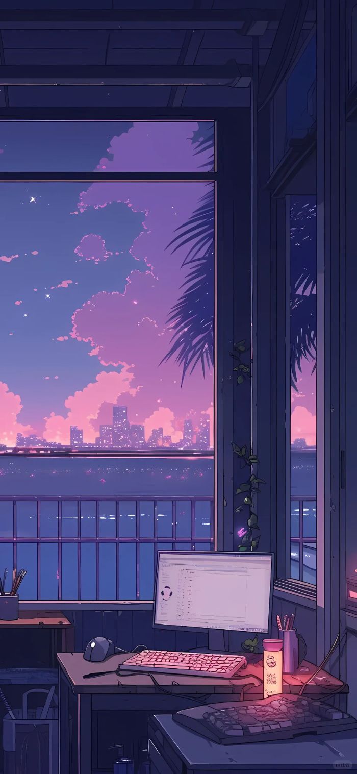 hình nền lofi chill buồn cô đơn