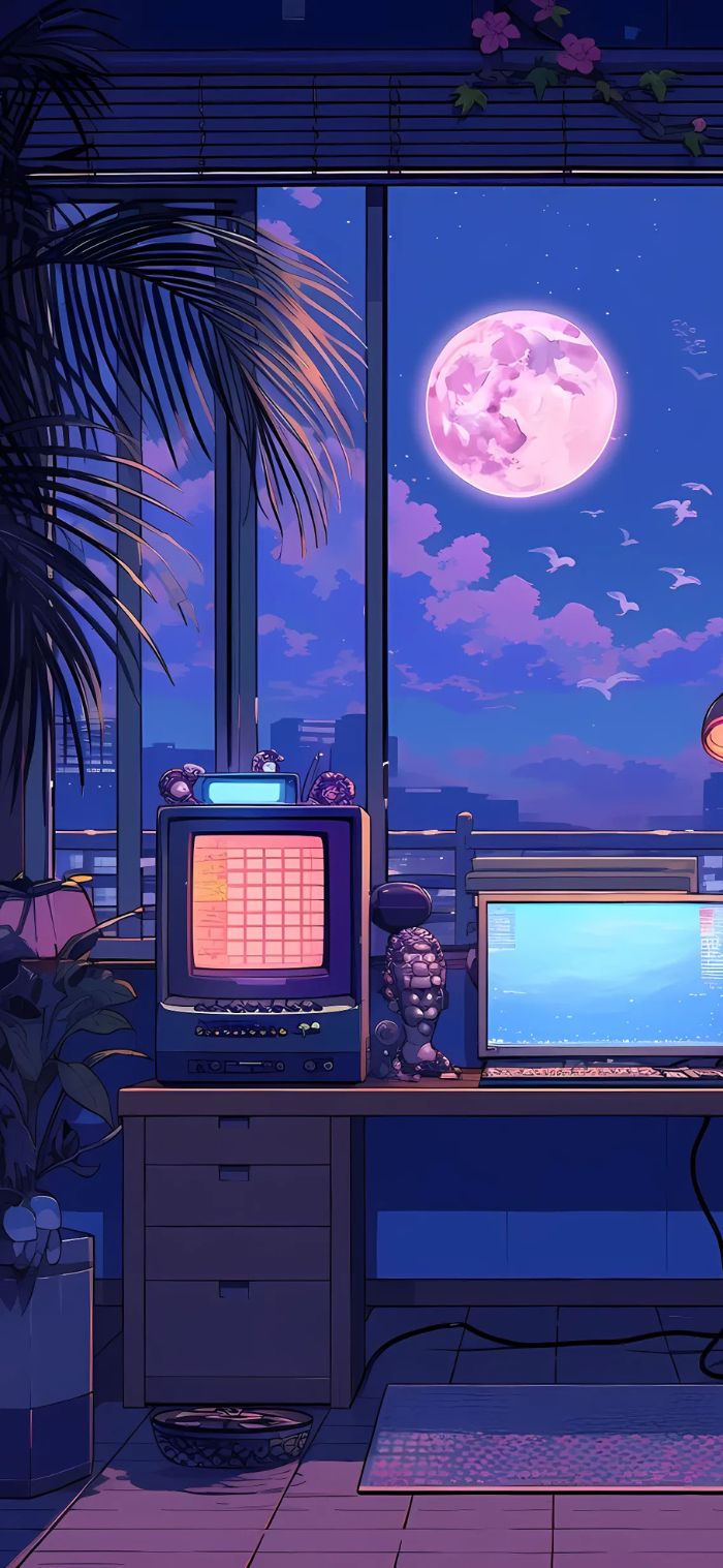 hình nền lofi chill buồn